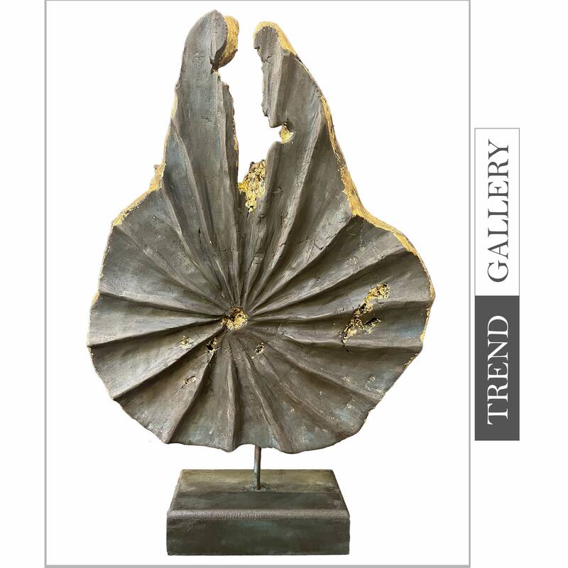 Original Wood Figurine Hand Carved Sculpture Creative Table Statue Abstract Wood Decor for Desktop | THE BIRTH OF A STAR 22&q...