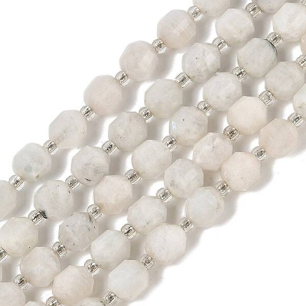 Natural Rainbow Moonstone Beads Strands