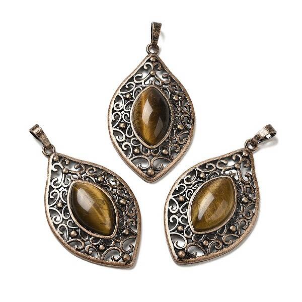 Natural Tiger Eye Pendants