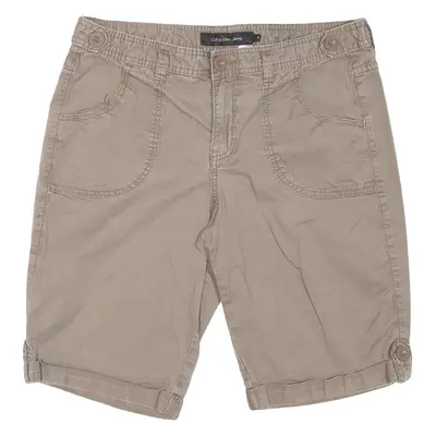 CALVIN KLEIN JEANS Womens Casual Shorts Brown M W30