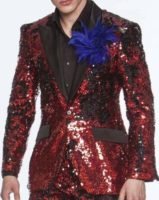 big and tall mens tuxedos - Red Tuxedo