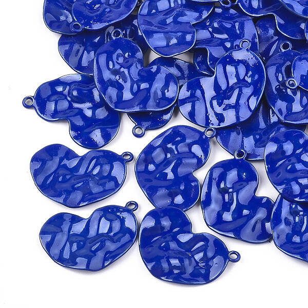 Spray Painted Alloy Pendants