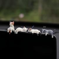 Cute Cat Design Car Dashboard Decoration, Car Interior Ornament, Mini Decoration for Car, Refrigerator, Desktop, Computer and...