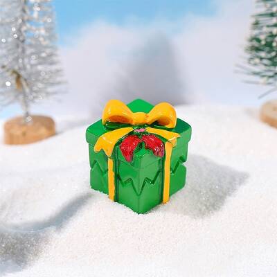 Christmas Resin Gift Box Ornaments