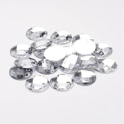 Acrylic Rhinestone Cabochons