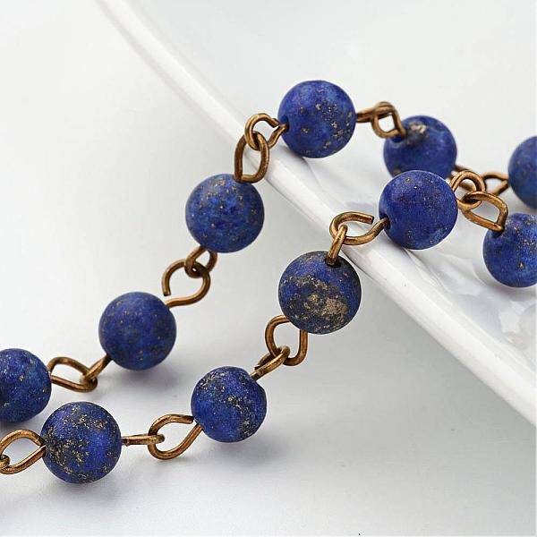 Handmade Natural Lapis Lazuli Beaded Chains