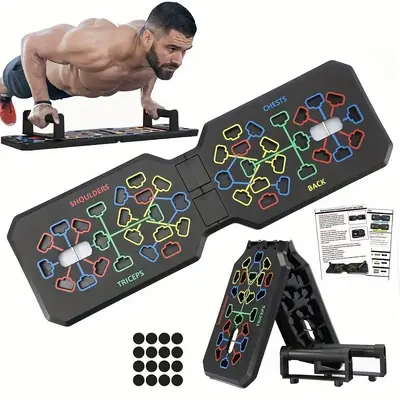 Push-up Board, 1 Set Push-up Training Board, Home Push-up Training Board, Chest Muscle Abdominal Muscle Training Equipment fo...