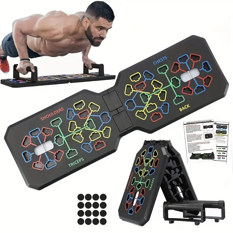 Push-up Board, 1 Set Push-up Training Board, Home Push-up Training Board, Chest Muscle Abdominal Muscle Training Equipment fo...