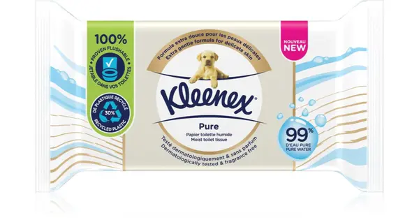 Kleenex Pure moist toilet paper 38 pieces