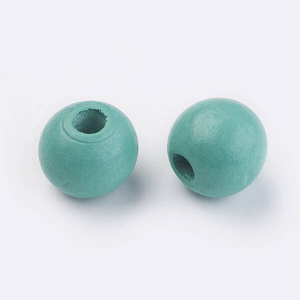 Natural Wood European Beads