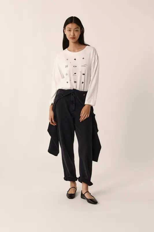 Tshirt Janana Ecru | Color: ECRU | Size: 1-S
