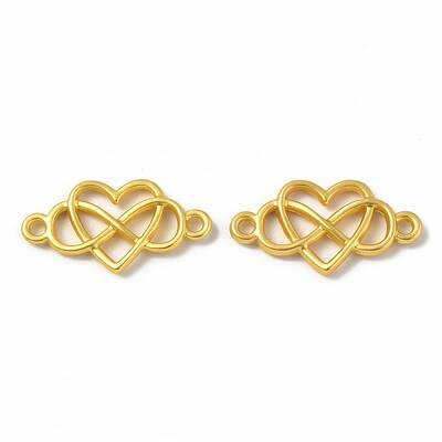 Rack Plating Alloy Connector Charms