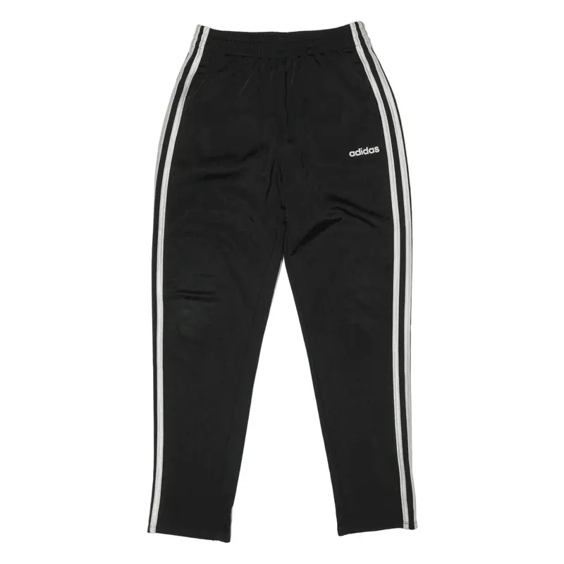 ADIDAS Track Pants Black Tapered Girls L W24 L25