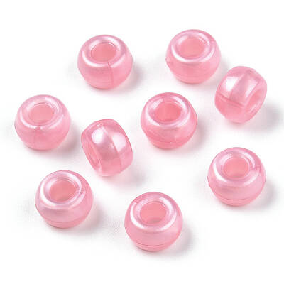Plastic Pearlized Beads