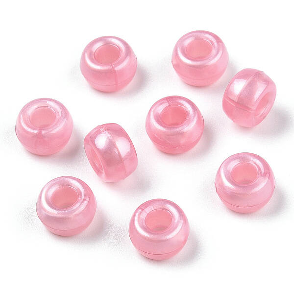 Plastic Pearlized Beads