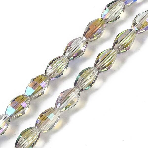 Electroplate Glass Beads Strands