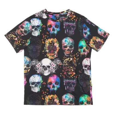 SMOG Skulls And Butterflys Mens T-Shirt Black XS