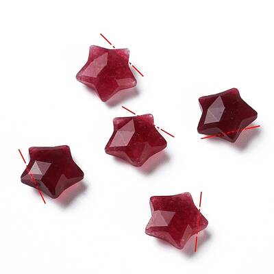 Natural Red Jade Charms