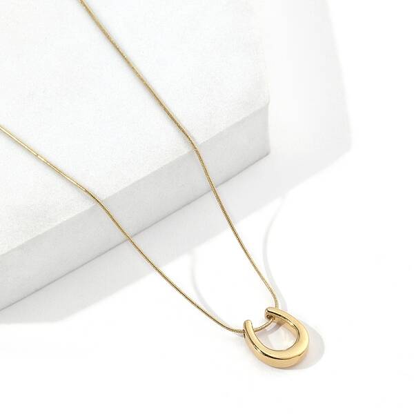 201 Stainless Steel Teadrop Pendant Necklaces with Round Snake Chains