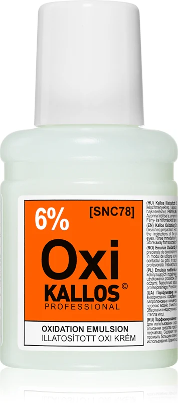 Kallos Oxi Oxidation Emulsion 6% - Peroxide Cream - 60ml