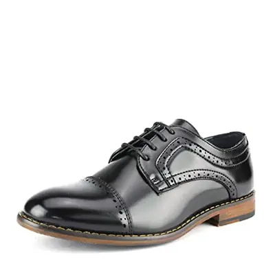 Bruno Marc Boys' Dress Shoes with Non-Slip Outsole