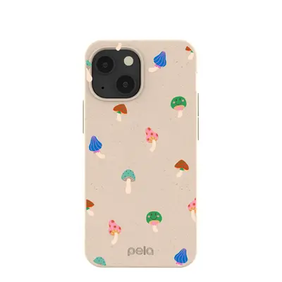 Seashell Lil Shrooms iPhone 13 Mini Case