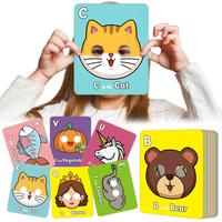 26 Pcs Alphabet Letter ABC Flash Cards,Animal Mask,Alphabet Learning Toys,Educational Toys for  Learning Activities Birthday ...