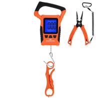 KastKing WideView Digital Fishing Scale Combo Heavy Duty Waterproof 110lb Capacity with Lip Grip & Pliers Saltwater Resistant...