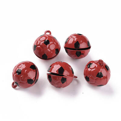Baking Painted Brass Bell Pendants