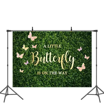 Yes I Do Cyan Flower Ring Round Wedding Backdrop Kit - Aperturee