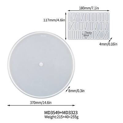 DIY Silicone Clock Display Molds