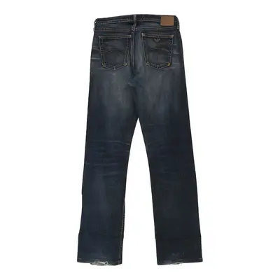 Armani Jeans Jeans - 28W UK 8 Blue Cotton Blend | Size: UK 8