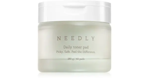 NEEDLY Daily Toner Pad Exfoliating Face Pads for Oily and Problematic Skin 60 Pieces