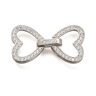 925 Sterling Silver Fold Over Clasps