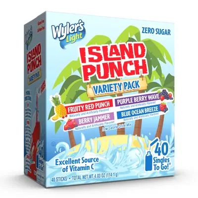 Wyler’s Light Island Punch Variety Pack 40 CT