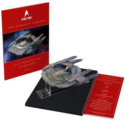 Star Trek: Discovery - Starship Library Vol. 12 -  U.S.S. Europa Die-Cast Ship & Book Set