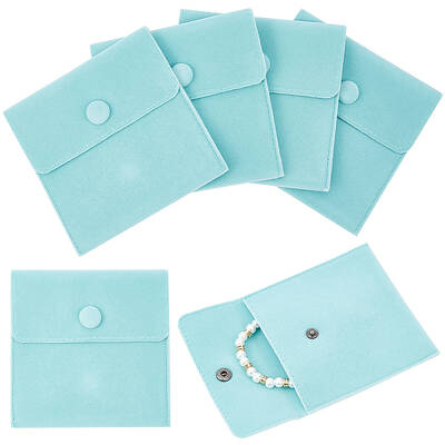 Square Velvet Jewelry Bags