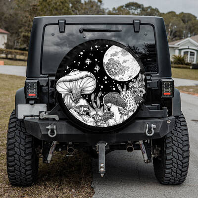 Magic Mushrooms Usa Spare Tire Cover