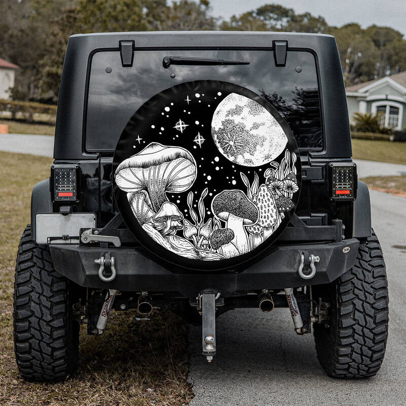Magic Mushrooms Usa Spare Tire Cover