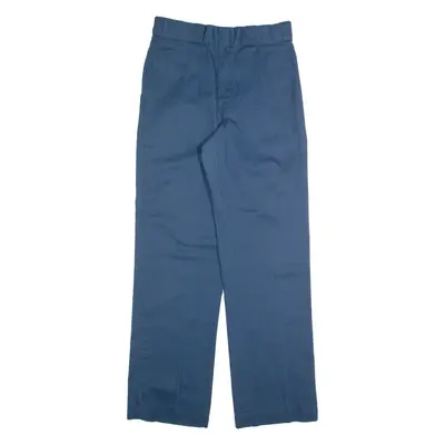 DICKIES Chino Mens Trousers Blue Regular Straight W28 L31