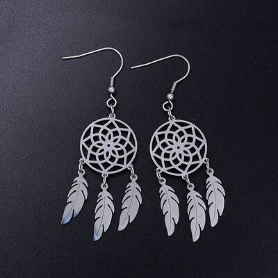 Tarnish Resistant 201 Stainless Steel Chandelier Earrings
