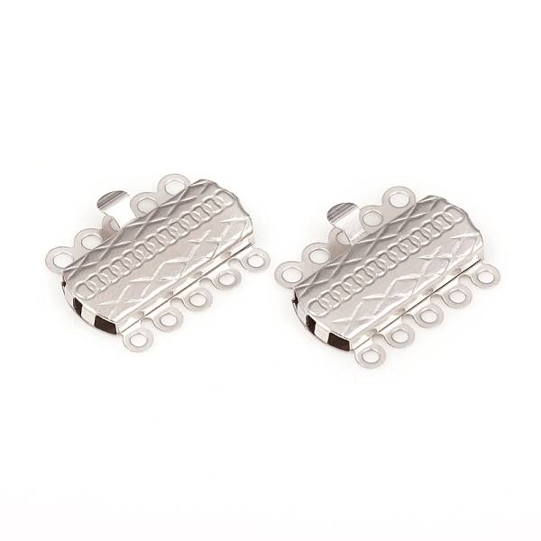 Tarnish Resistant 304 Stainless Steel Box Clasps