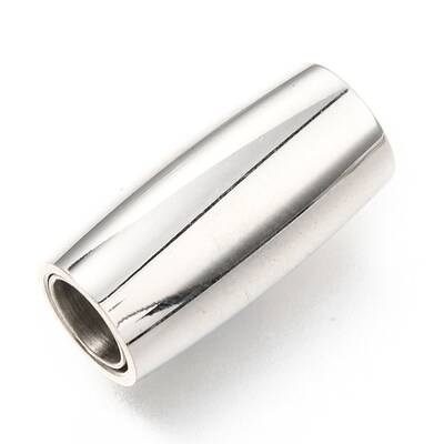 Tarnish Resistant 304 Stainless Steel Magnetic Clasps with Glue-in Ends