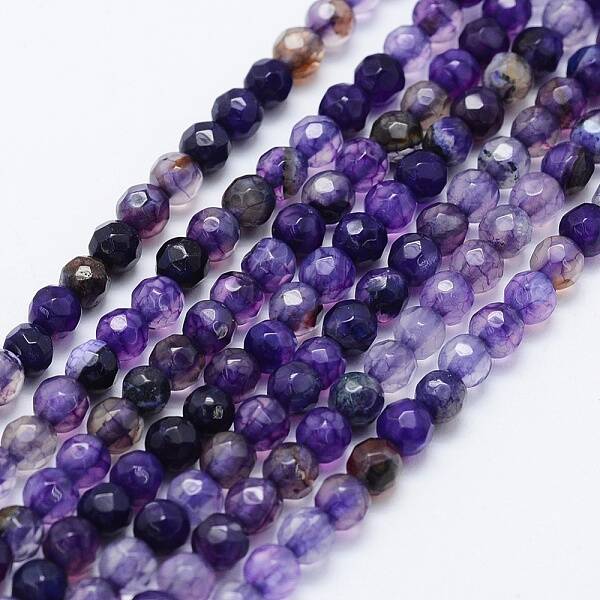 Natural Agate Beads Strands