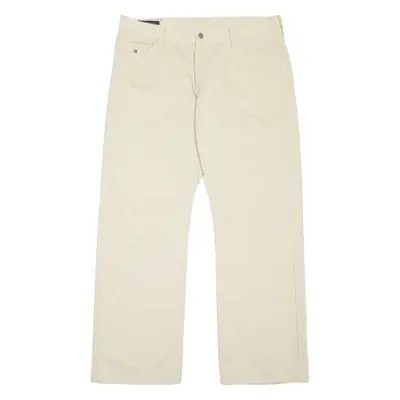 TOMMY HILFIGER Mens Trousers Beige Relaxed Straight W38 L32