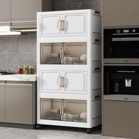 4/5/6 Layer Storage Cabinet, Magnetic Suction Storage Cabinet, Movable Storage Organizer, Home Organizer for Living Room, Bed...