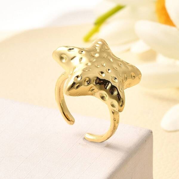Brass Cuff Rings for Women