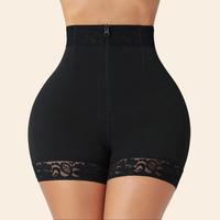 Lace Shorts Women's High Waist Trainer Tummy Control Sexy Shapewear Zipper  Butt Lifting Shaper Compression Womenswear Underw...