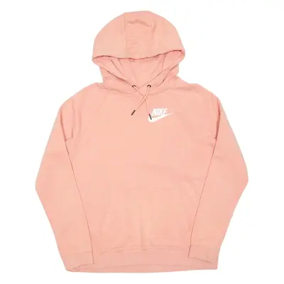 NIKE Womens Pink Hoodie L