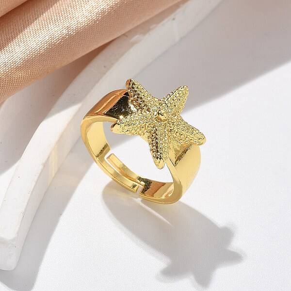 Brass Cuff Rings for Women